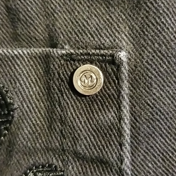 😻🩵Miskeen Originals Men's Black Jeans hand Jean - Picture 2 of 13